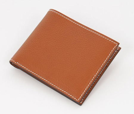 P1022 LD FOLDING WALLET FOR 6 CARDS COL.MARRONE